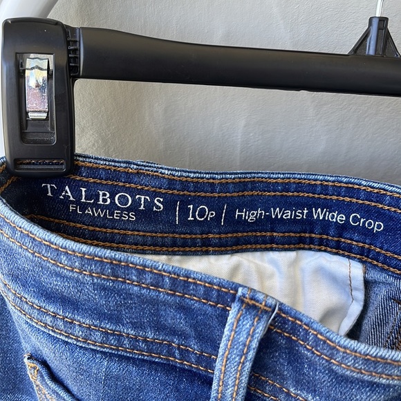 Talbots Flawless High-Waist Wide Crop 10P - Picture 6 of 7